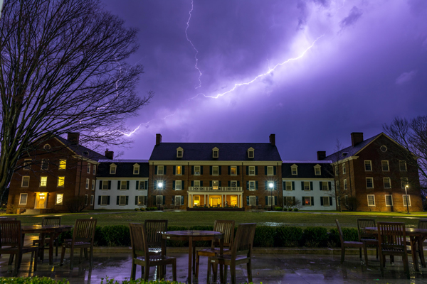 Storm on Miami's Oxford campus