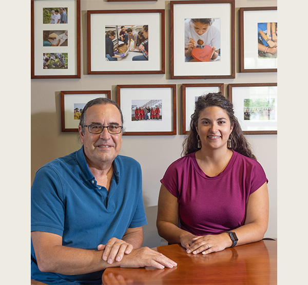 Daryl Baldwin and Kara Strass of the Myaamia Center