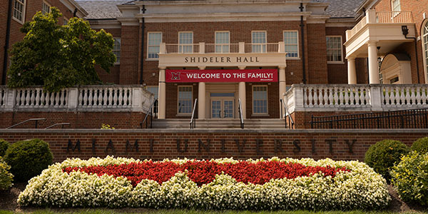 Shideler Hall on Miami University's Oxford campus