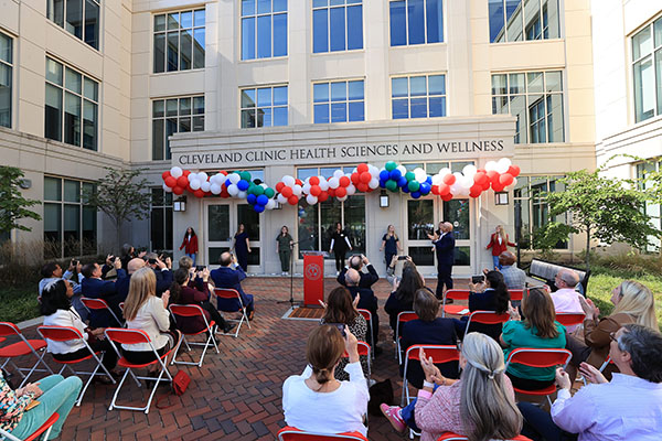 Cleveland Clinic Health Sciences and Wellness facility on Miami University's Oxford campus