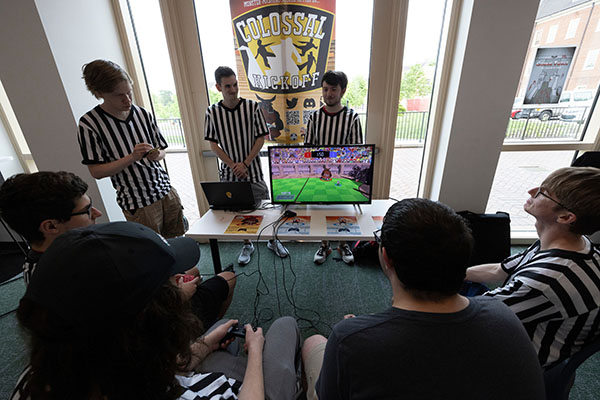 Miami University students in McVey Data Science