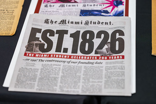 The Miami Student newspaper