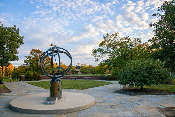 The sundial on Miami University's Oxford campus